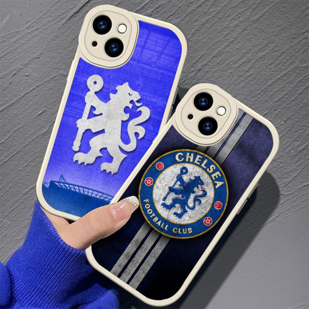เคสโทรศัพท์ซิลิโคน TPU แบบนิ่ม ลาย M92 FC Chelsea สําหรับ iPhone 11 12 13 Mini Pro Max