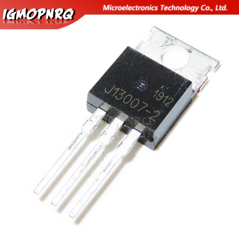 ชิ้นส่วนอิเล็กทรอนิกส์ FJP13007 MJE13007 J13007 J13007-2 TO-220 10 ชิ้น