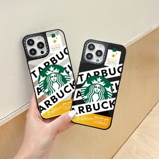 Casetify เคสโทรศัพท์มือถือแบบนิ่ม กันกระแทก ลายฉลากกาแฟ Starbucks แฟชั่น สําหรับ IPhone 15 14 11 Pro Max 12 13 Mini Case X XR XS Max SE 2020 6 7 8 Plus