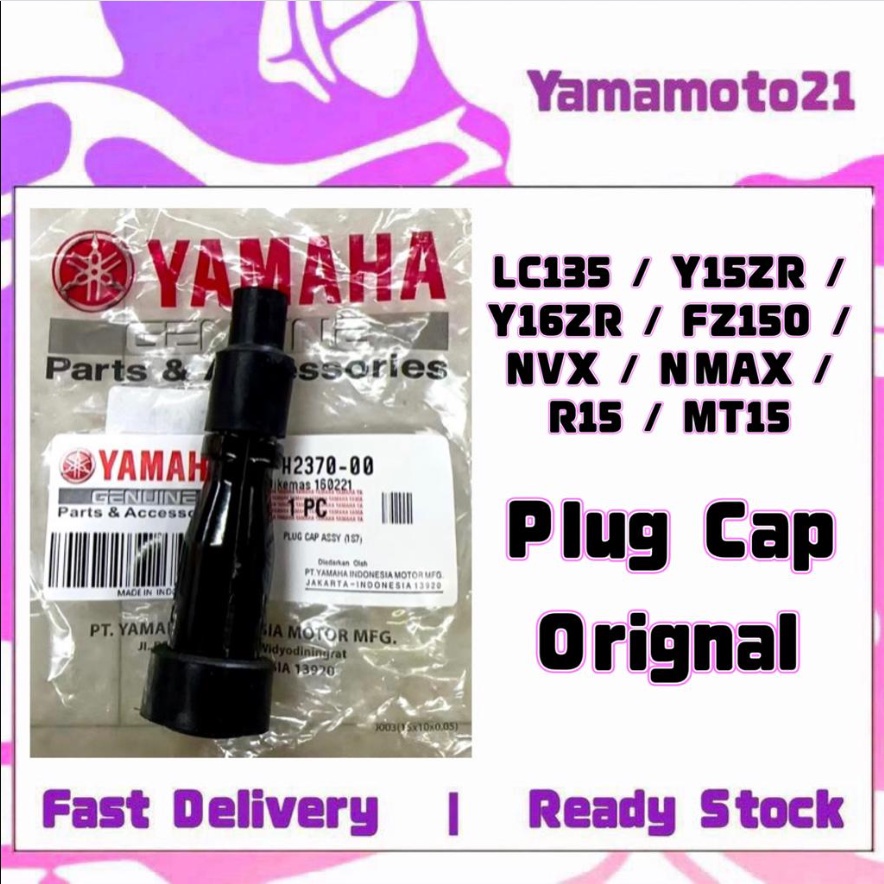 LC135 Y15ZR Y16ZR R15 MT15 FZ150 ปลั๊กหมวก KEPALA SPARK ปลั๊กซ็อกเก็ต NVX155 NMAX NVX 155 1S7-H2370-