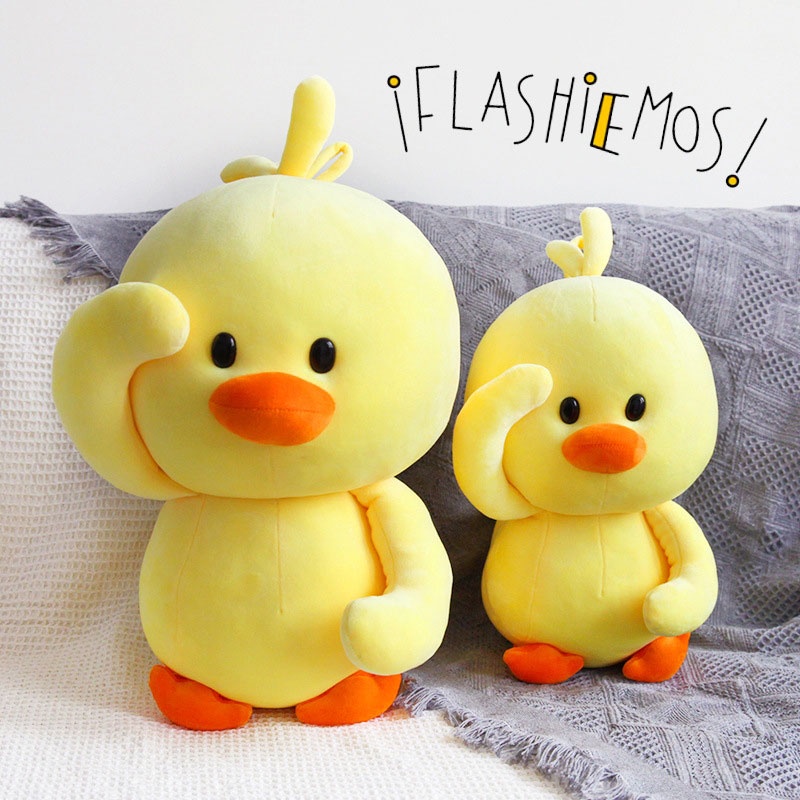 หมอนตุ๊กตาเป็ด สีเหลือง ของเล่น ของขวัญวันเกิด สําหรับเด็กผู้หญิง