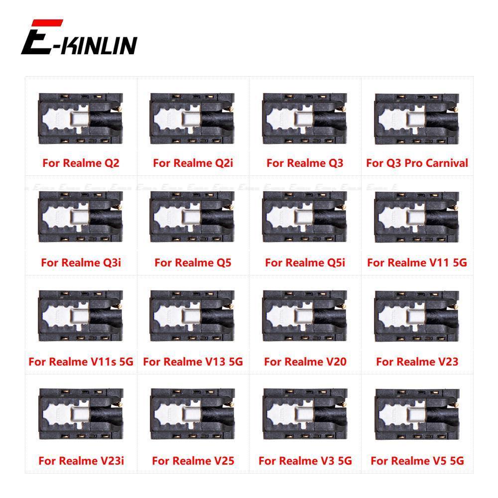 แจ็คหูฟัง Audio Flex Port Connector สําหรับ OPPO Realme Q2 Q2i Q3 Pro Carnival Q3i Q5 Q5i V3 V5 V11 