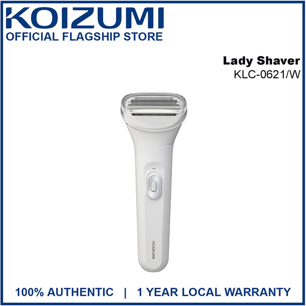 Koizumi KLC-0621/W USB-C เครื่องโกนหนวด Lady แบบชาร์จไฟได้ สีขาว