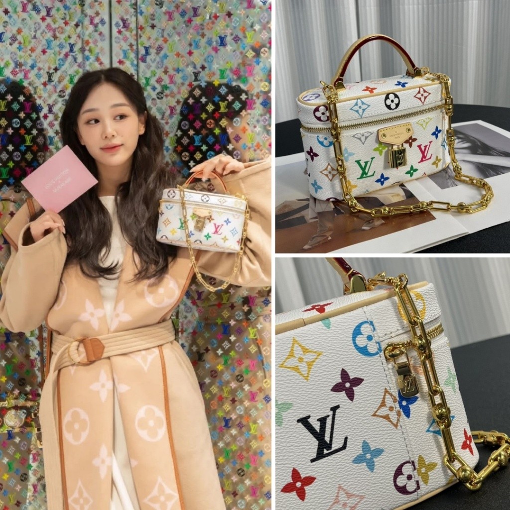 Pre order ราคา7500 LV x TM Vanity M13662 กระเป๋าสะพายข้าง Canvas Size11.5*6.5*19cm