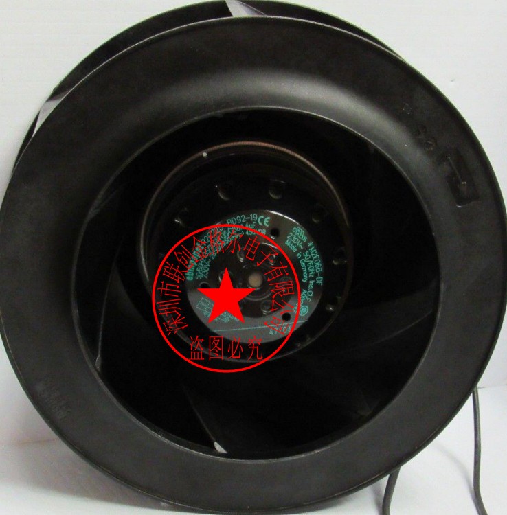 YY พัดลมแรงเหวี่ยงเยอรมันแท้ R2E225-BD92-19 M2E068-DF 230V