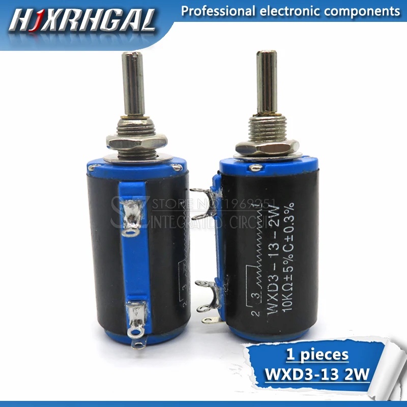 1PCS WXD3-13 100R 200R 220R 680R 1K 2.2K 4.7K 5.6K 6.8K 10K 22K 33K 47K 100K Ohms Wound Potentiomete