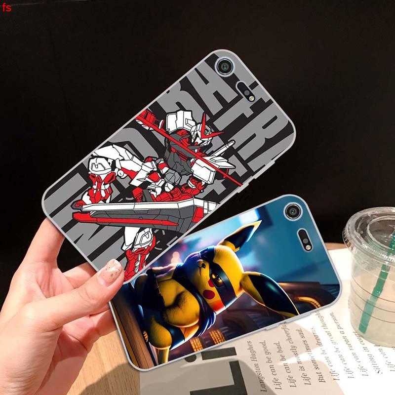 สําหรับ Sony Xperia Z3 Z5 XZ1 XZ2 XZ Premium XZ3 XZ4 Compact Monster Cat Pattern04 ซิลิคอน TPU กรณี