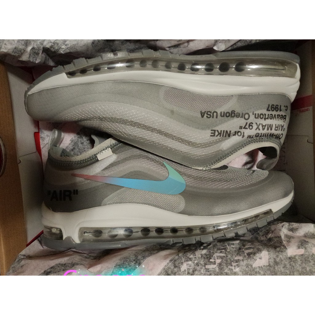 AAA OFF-WHITE x Nike Air Max 97 Menta Casual Sneakers for men/women Shoes