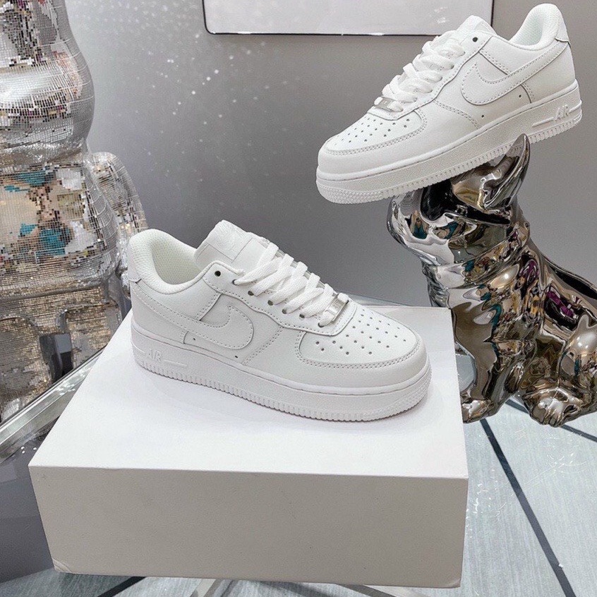 Nike Air Force 1 Low Tube Sneakers In White High Quality For Men And Women Full box