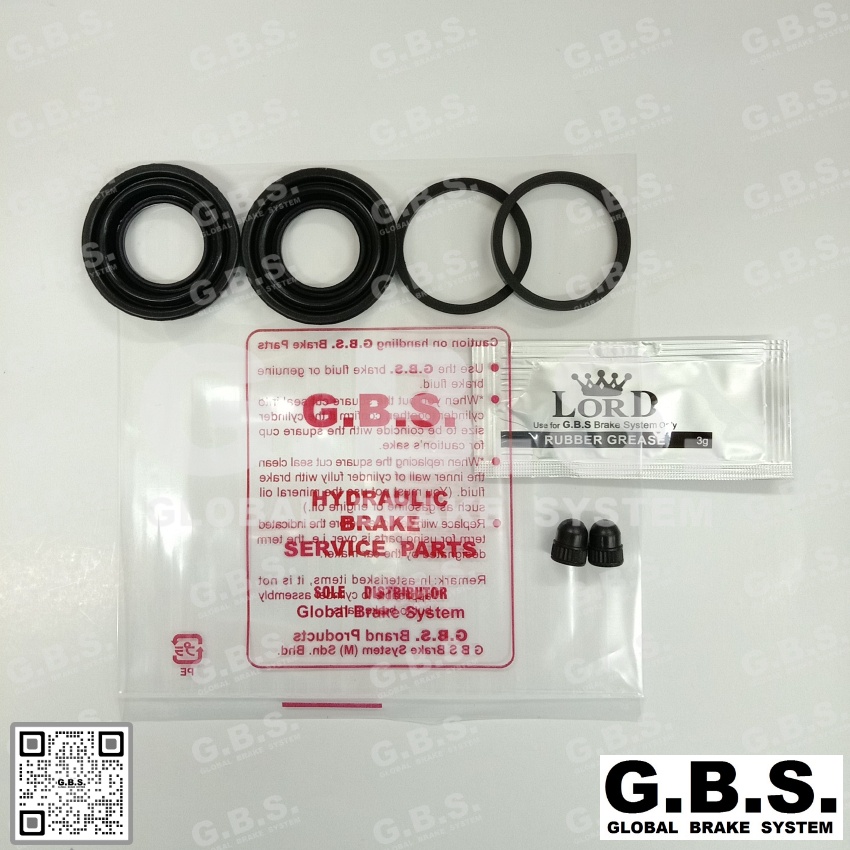 58303-38A10X GBS (REAR) ชุดซีลดิสเบรค - Hyundai Sonata 5, Hyundai i10 (HALF SET)