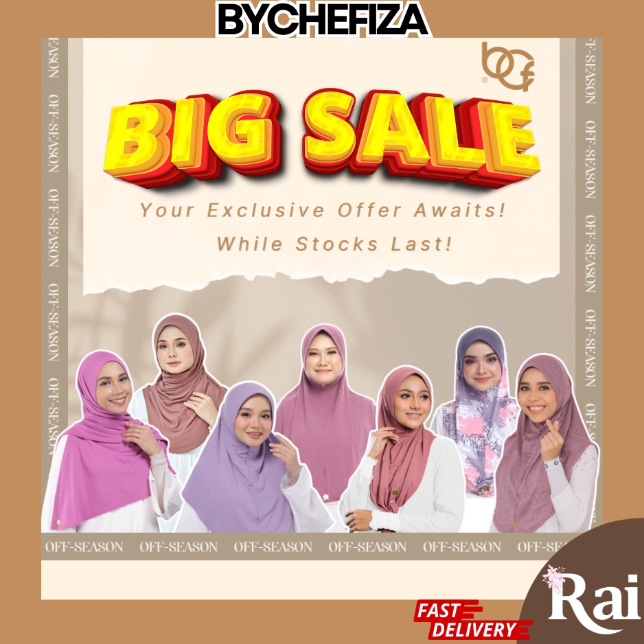 📢🔥 OFF SEASON SALE 📢🔥 Tudung Sauk Hantu By Chefiza | Souk BCF Tudung Sarung Hantu Bychefiza Souk Han