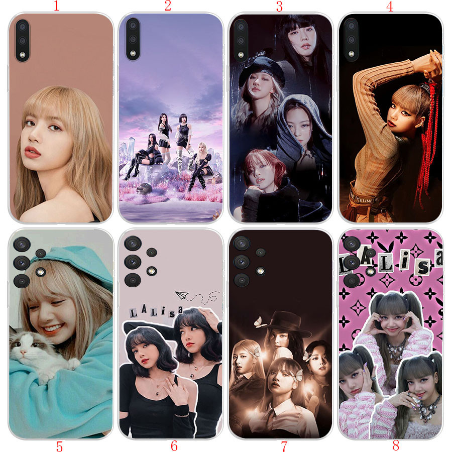 Realme 5 5i 5s 6 C2 C11 C12 C35 5 Pro 6 Pro 6i 7i Q3 8 5G 8S LISA BLACKPINK1 สีเคสโทรศัพท์โปร่งใส