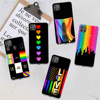 Ill72 เคสโทรศัพท์มือถือแบบใส ลายหัวใจ LGBT love is love สีรุ้ง สําหรับ Samsung Galaxy A04 A04S A14 A23 A34 A54 M23 M33