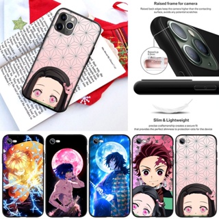 เคสโทรศัพท์มือถือ ลายการ์ตูนอนิเมะ Demon Slayer Kimetsu no Yaiba สําหรับ iPhone SE XR 5 5s 6 6s 7 8 Plus 11 Pro Max XC6