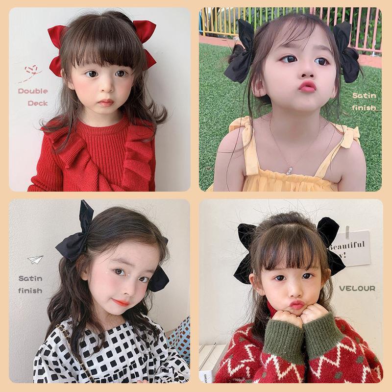 กิ๊บติดผม ผ้าซาติน ประดับโบว์น่ารัก สไตล์เกาหลี สําหรับเด็กผู้หญิง จํานวน 2 ชิ้น - รูปที่ 2