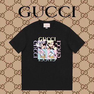 ใหม่ Gucc เสื้อยืดแฟชั่น ใส่สบาย