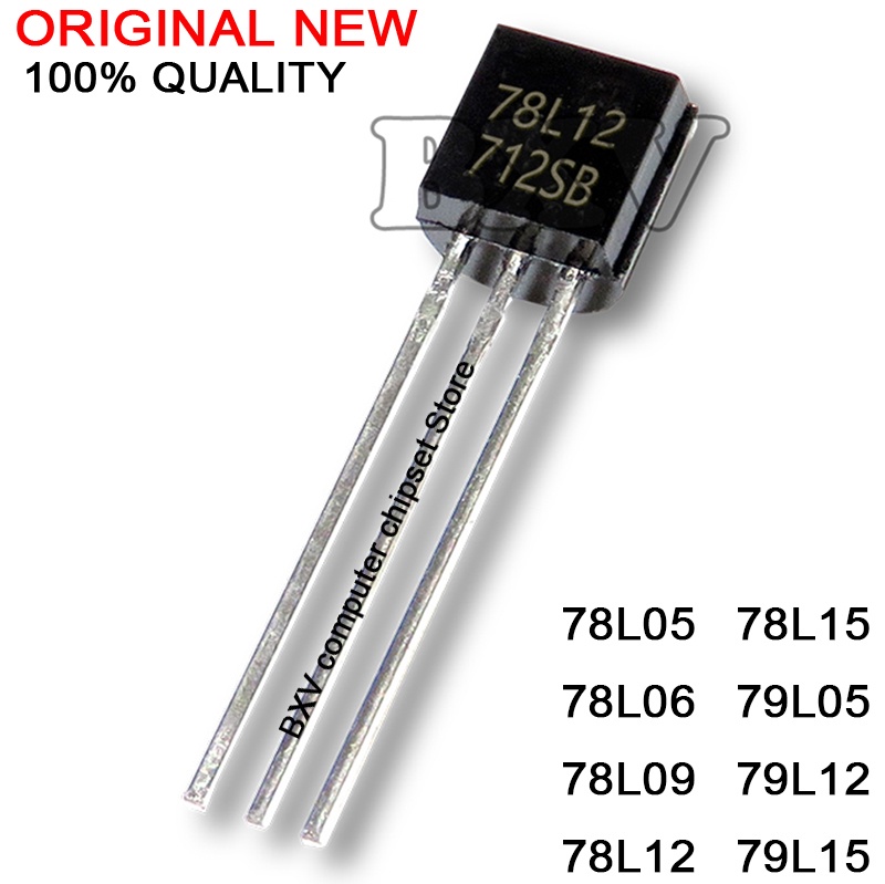 ไตรโอด 78L05 TO92 L78L05 78L06 78L09 78L12 78L15 79L05 79L12 79L15 LM317LZ LM317 TO-92 50 ชิ้น