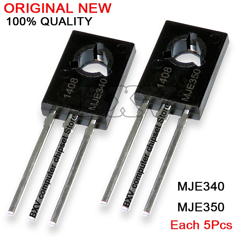 หลอดขยายเสียง MJE340 5 ชิ้น และ MJE350 5 ชิ้น ) TO-126 KSE340 KSE350 TO126 10 ชิ้น ราคาถูก Shopee Lazada