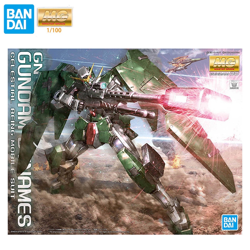 Bandai Gundam MG 1/100 Dynames Gundam GN-002 ABS Assembly Collectable Model Action Figures
