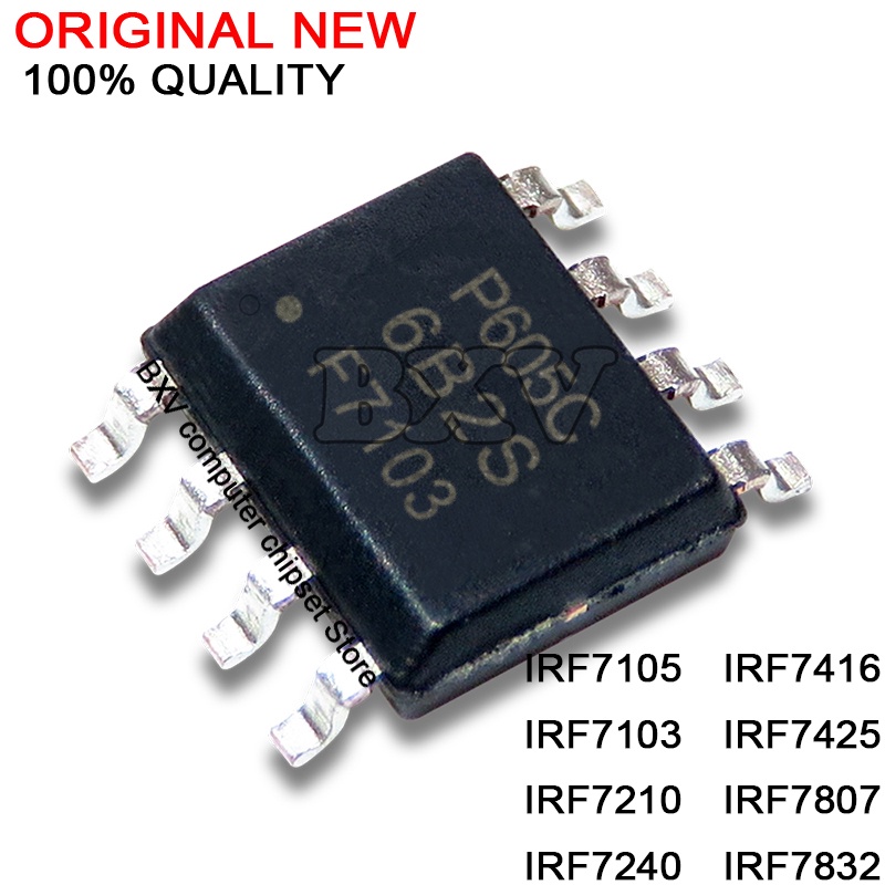 10PCS IRF7105 SOP IRF7103 IRF7210 IRF7240 IRF7413 F7413 IRF7416 IRF7425 IRF7807 IRF7832 ชิปเซ็ต IC