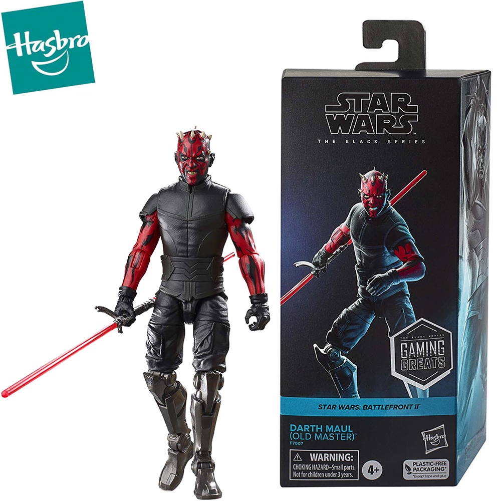 Hasbro Gaming Greats Star Wars The Black Series Darth Maul Old Master Action Figures Collectible Mod