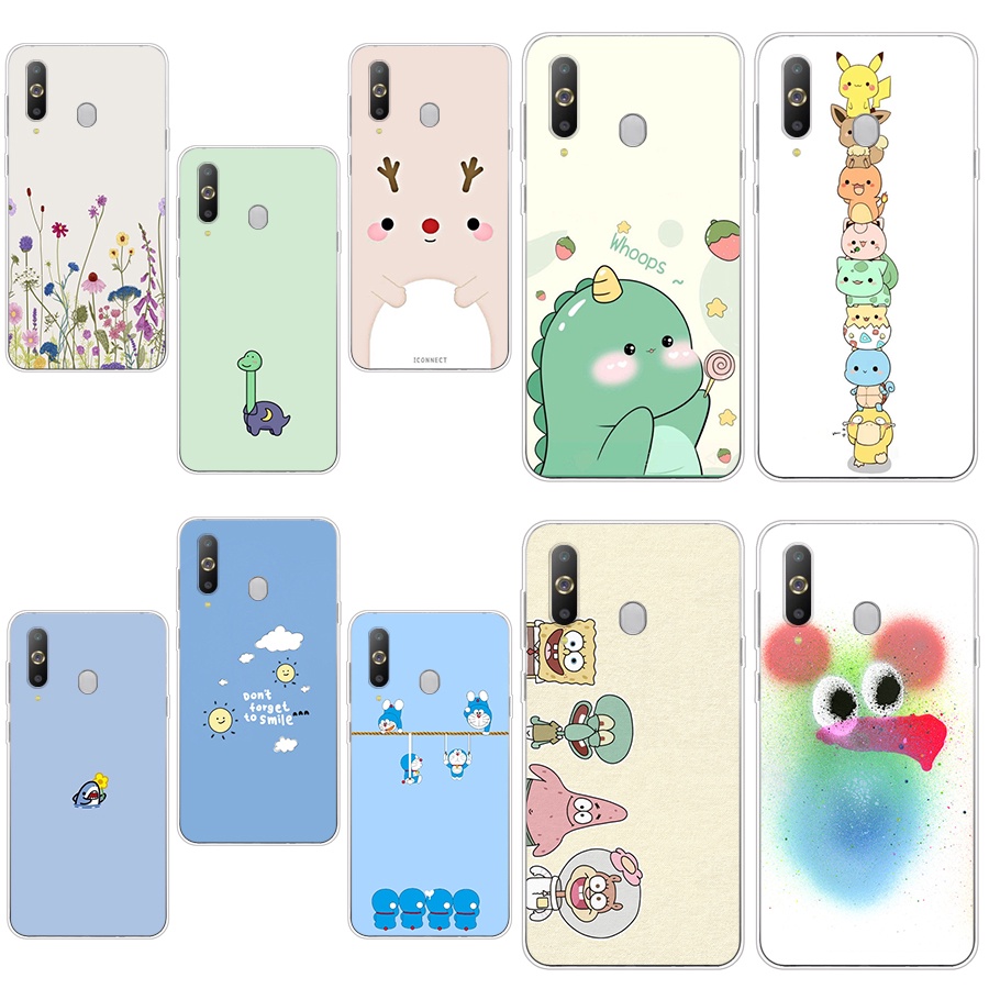 T1 สําหรับ Samsung Galaxy a8s / a9 pro 2019 เคส TPU นิ่ม ซิลิโคน ป้องกัน เคสโทรศัพท์