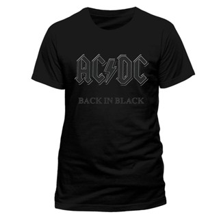 เสื้อยืด พิมพ์ลาย ACDC Back In Black Rock สําหรับผู้ชาย และผู้หญิง