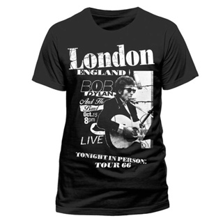 เสื้อยืด พิมพ์ลาย Bob Dylan Live in London Concert Tour 1966 สําหรับผู้ชาย และผู้หญิง