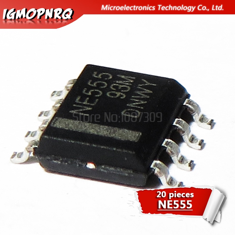 ตัวจับเวลา NE555 NE555DR และรองรับผลิตภัณฑ์ Sgl Prec Timer SOP-8 ใหม่ ของแท้ 20 ชิ้น