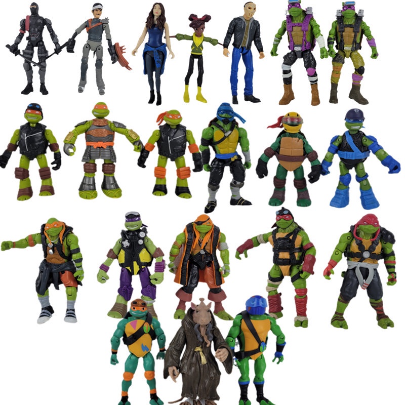 โมเดลฟิกเกอร์ รูปเต่านินจา Leonardo Raphael ขยับข้อต่อได้ ของเล่นสําหรับเด็ก วัยรุ่น เก็บสะสม