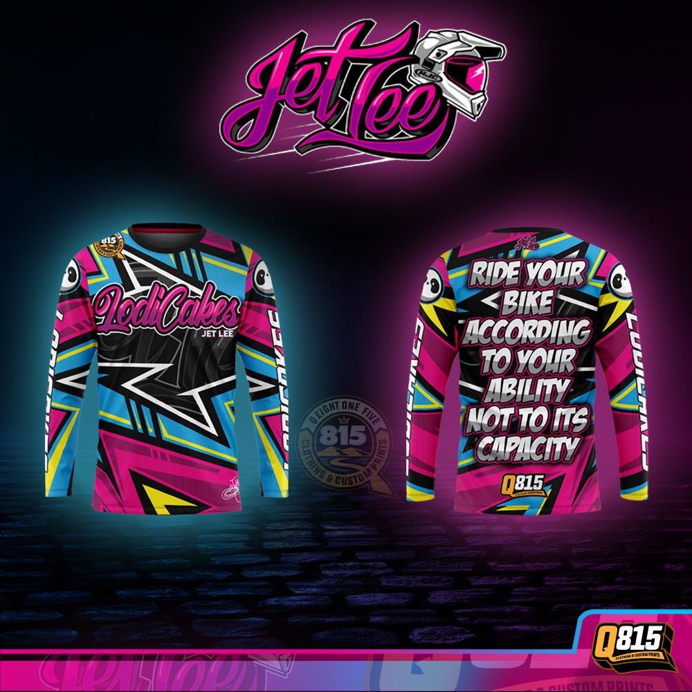 JET LEE- LODICAKES TSHIRT Full Sublimation Traveller Jersey Jet Lees JET LEE- LODICAKES V2Full Subli