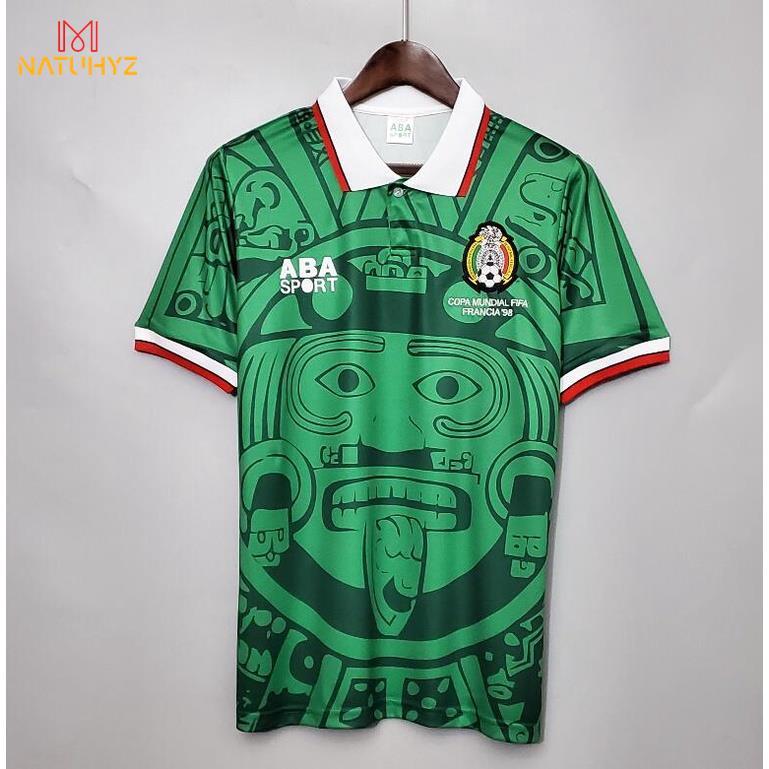 Thailand Quality Football Shirt, Mexico Retro Time Shirt 1998/Football Jersey