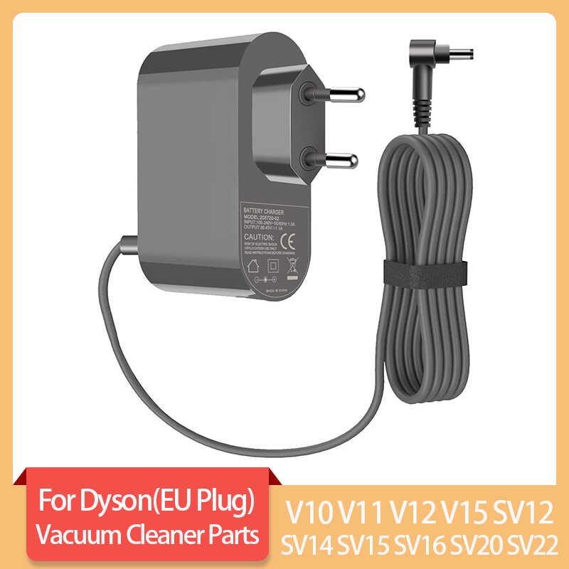 อะแดปเตอร์ปลั๊ก EU 30.45V สำหรับ Dyson V10 V11 V12 V15 Sv12 Sv16 Sv20 เครื่องดูดฝุ่นแบตเตอรี่