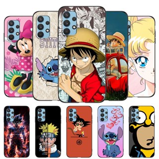 เคสโทรศัพท์มือถือ Tpu ลายการ์ตูนดาว สีดํา สําหรับ Samsung Galaxy A72 5G 4G