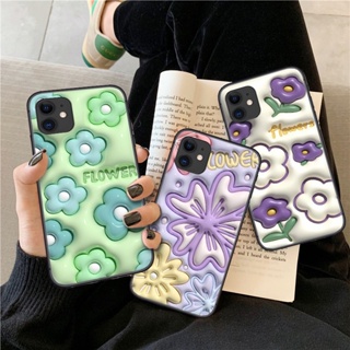 เคสโทรศัพท์มือถือแบบนิ่ม ลายการ์ตูนดอกไม้ 3D TY20 สําหรับ Vivo Y70S Y51S Y70T Y53S Y52S Y31S Y76S Y76 Y74S Y15S Y15A T1 Y10