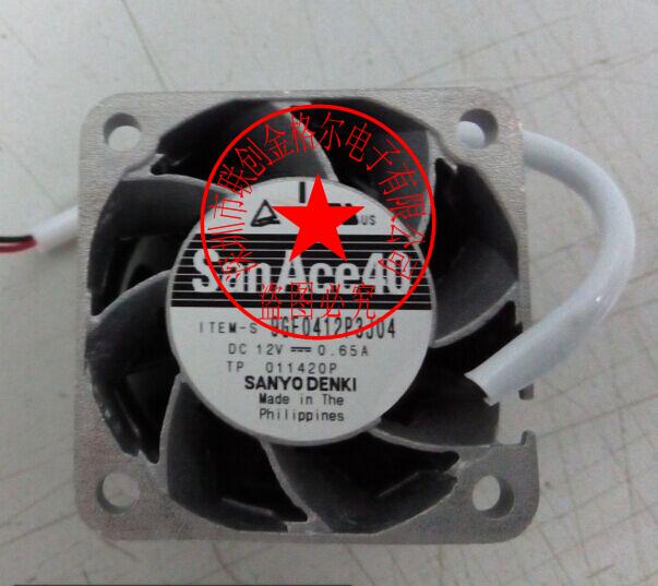 พัดลมอุปกรณ์ญี่ปุ่นแท้ 9GE0412P3J04 12V 0.65A 40*40*28