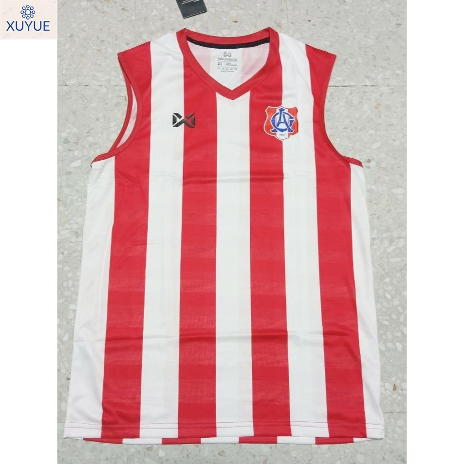 (XUYUE) Warrix เสื้อซ้อมแขนกุด เสื้อบาส ของแท้ บอลจตุรมิตร ป้ายห้อย JATURAMITR เสื้อวิ่งของแท้ป้ายห้อยโรงเรียน อัสสัมชัญ บางรัก