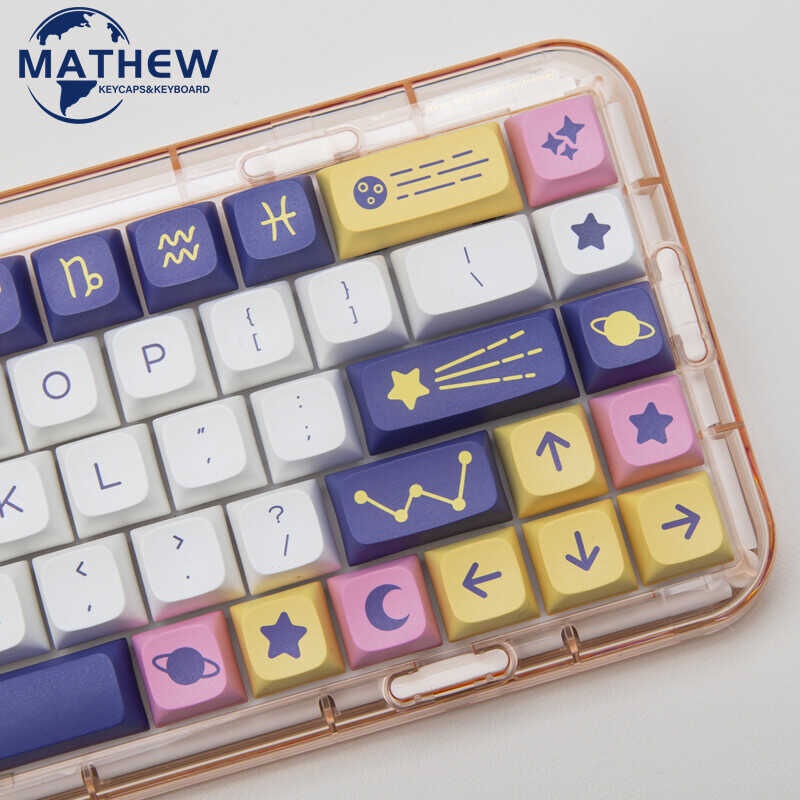 Constellation Keycap 132 Keys XDA Profiles PBT Dye-Sublimation For Rk61 Rk71 61/71/84/108 Keys Mech