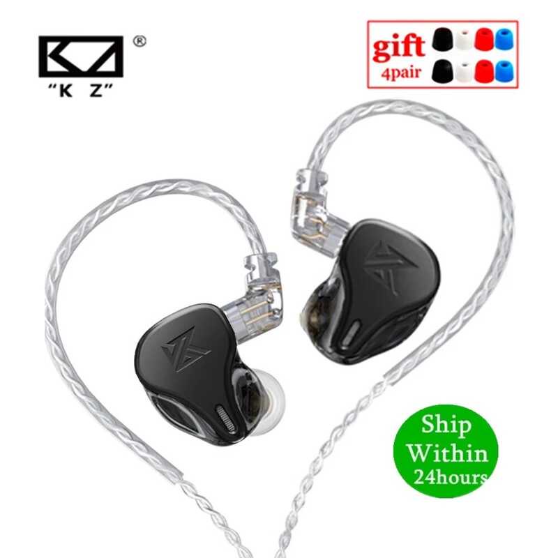 KZ Dq6 3Ddหูฟังแบบin-Earเพลงhifiชุดหูฟัง2pin Cablekz ZAX ZSX ASX Zs10 As12 As16