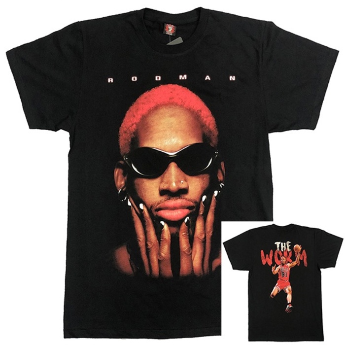 เสื้อยืด ลาย DENNIS RODMAN THE WORM SHIRT ( ROCKYEAH )