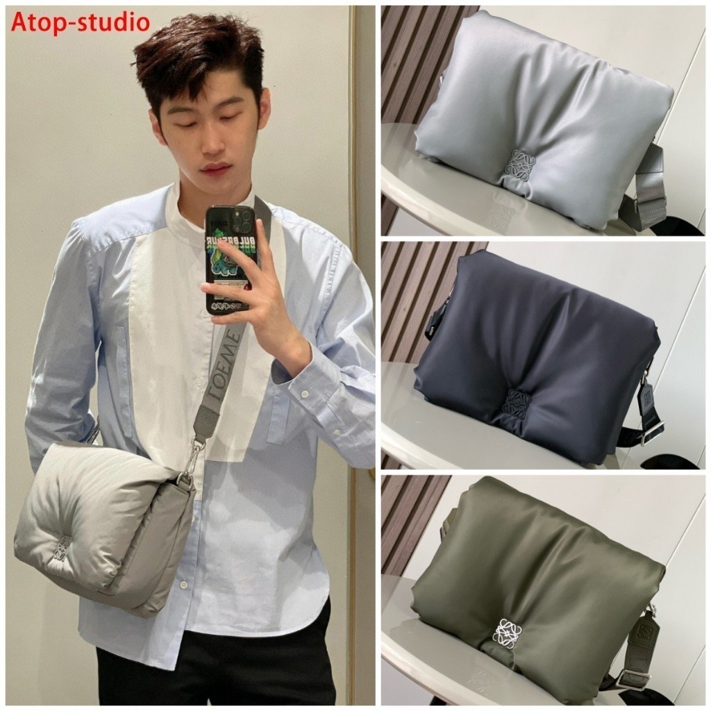 Pre order ราคา7800 L0EWE โลเอเว่ 9120 Puffer Goya Large กระเป๋าสะพายข้าง Nylon SZ30*20.5*10CM