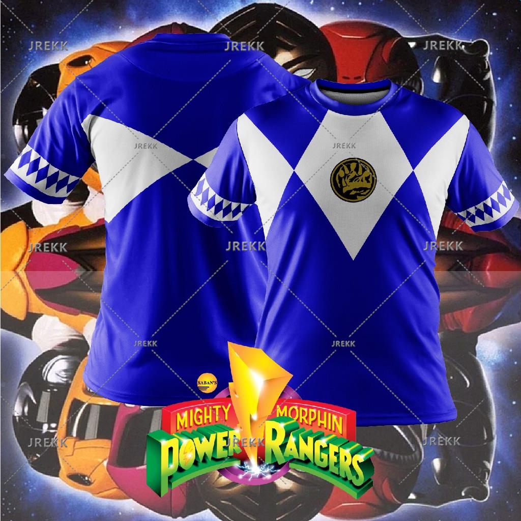 (HY)BAJU PADU [ITEM TERSEDIA] FAZZ PR02 - POWER RANGERS MIGHTY MORPHIN BLUE COSPLAY
