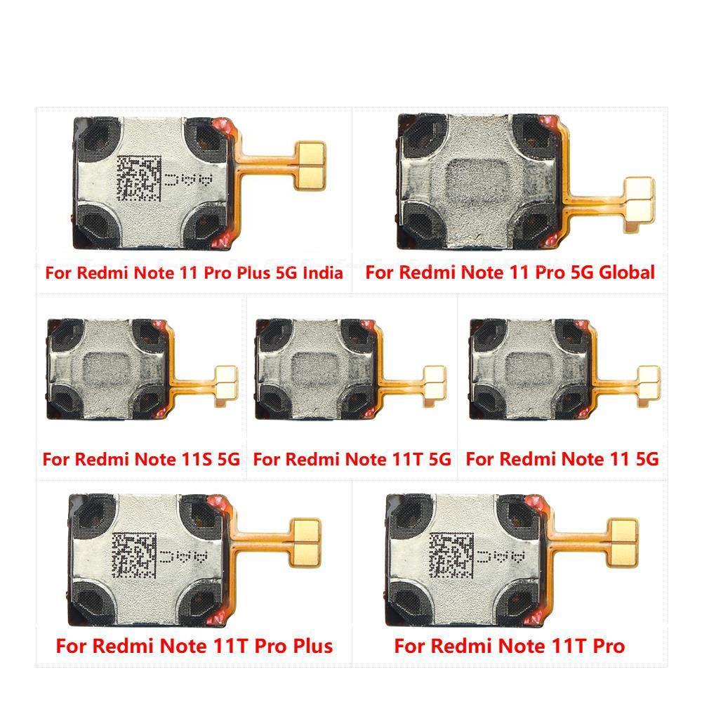 หูฟัง หูฟัง หูฟัง หูฟังด้านบนสําหรับ Xiaomi Redmi หมายเหตุ 11S 11T 11 Pro Plus Global 4G 5G อินเดีย
