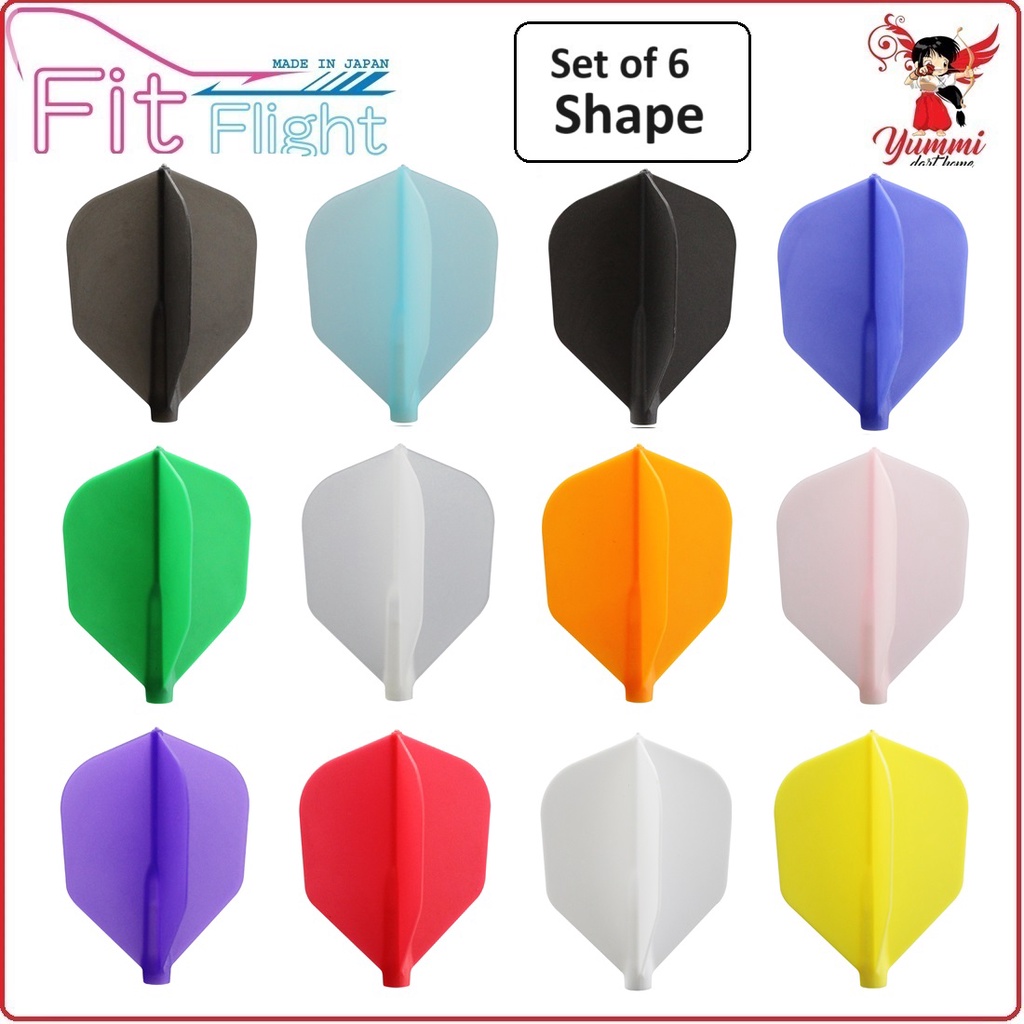 COSMO DART FIT FLIGHT DART FLIGHT SET OF 6 - SHAPE