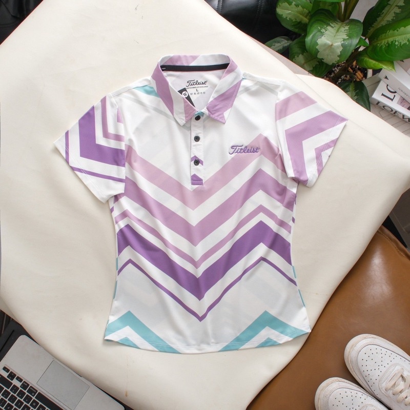 FBT เสื้อโปโล ผู้หญิง เสื้อคอปก แขนสั้น รหัส 12P968