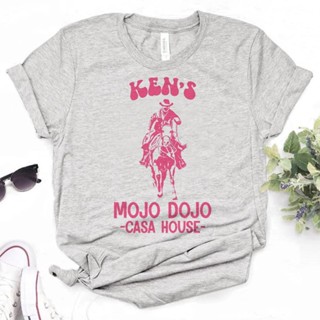 เสื้อยืด พิมพ์ลายการ์ตูนอนิเมะ Mojo Dojo House สําหรับผู้หญิง