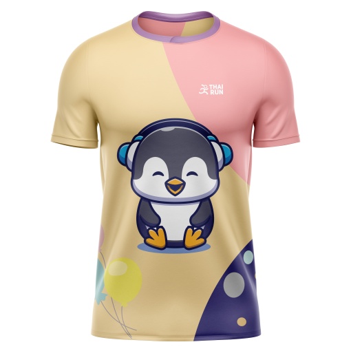 เสื้อวิ่ง เสื้อกีฬา Thairun (ไทยรัน) ลายน้องแพนกวิน