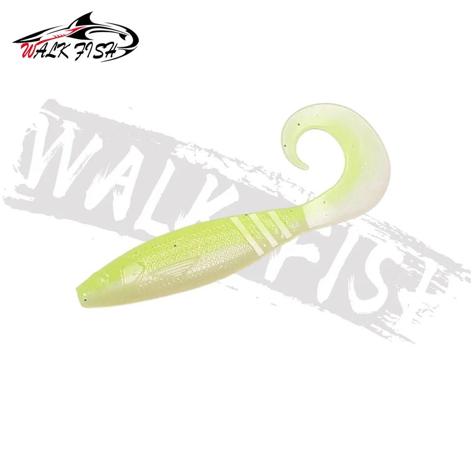 Walk FISH เหยื่อตกปลาประดิษฐ์ แบบนิ่ม ขนาด 55 มม. 65 มม. 15 ชิ้น — صورة 6