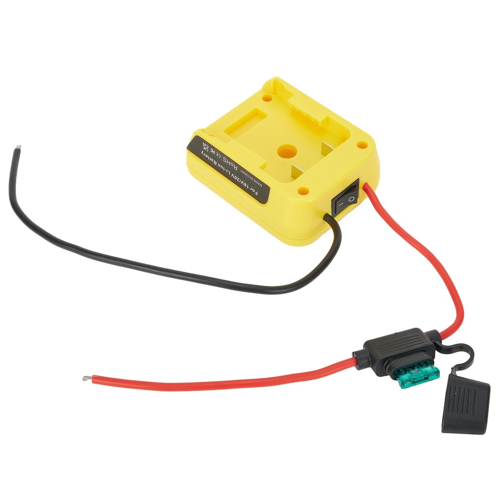 [LVDN] อะแดปเตอร์แบตเตอรี่ 18V 20V Max พร้อมฟิวส์ เป็นตัวเชื่อมต่อพาวเวอร์ DCB205 สําหรับ De-walt