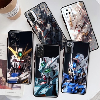 เคสซิลิโคนนิ่ม ลายอนิเมะกันดั้ม ป้องกันกล้อง สําหรับ Xiaomi Redmi NOTE 10 10T 10S PRO 10 PRO MAX 11T 11S 11 4G 5G